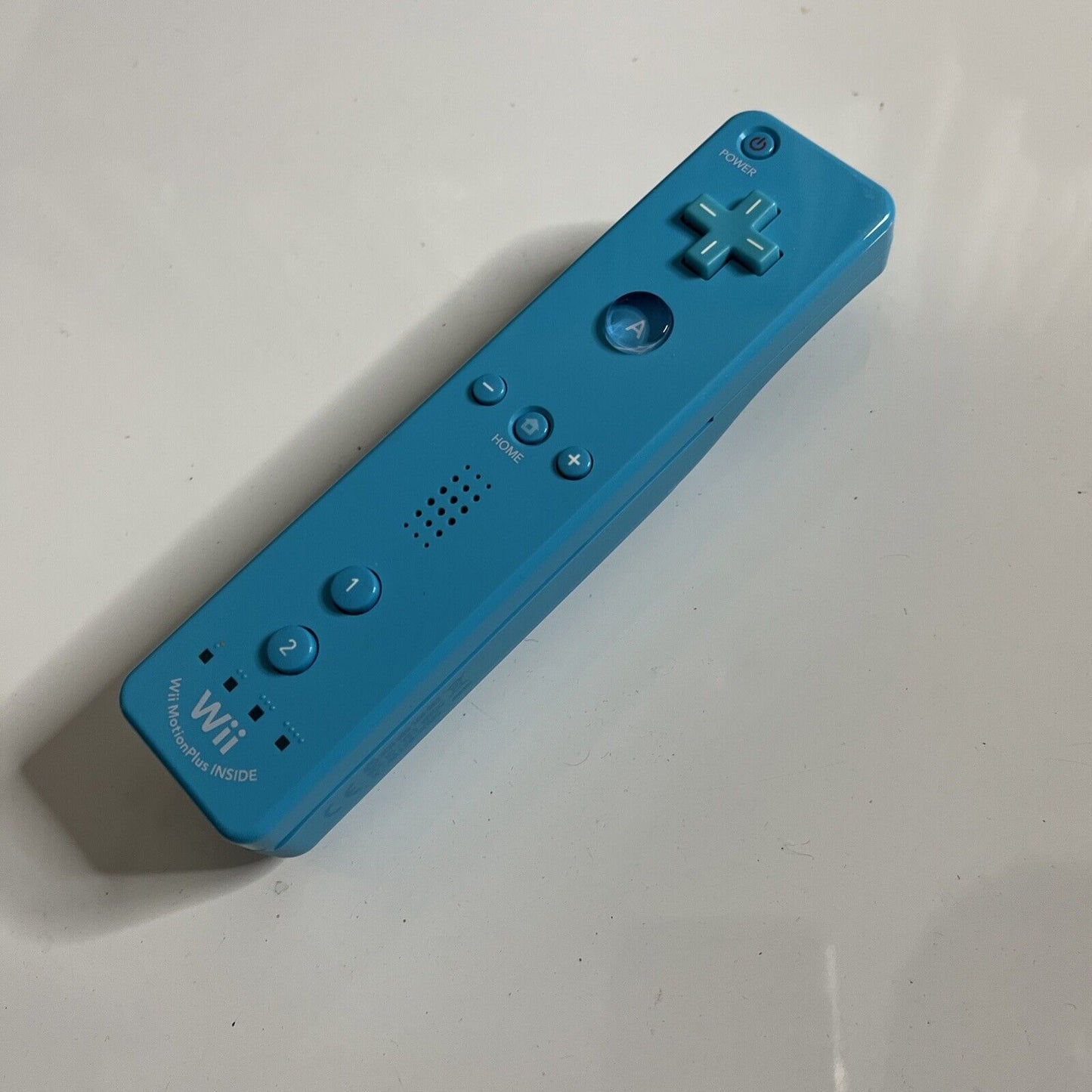 Official Nintendo Wii Remote Plus Inside Blue + Nunchuck Wiimote Controller