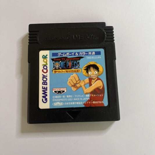 One Piece Luffy's Dream Pirate Adventure  Nintendo Gameboy Color GBC JAPAN Game