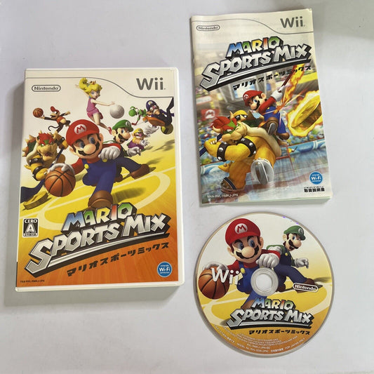 Mario Sports Mix  Nintendo Wii NTSC-J JAPAN Game Complete