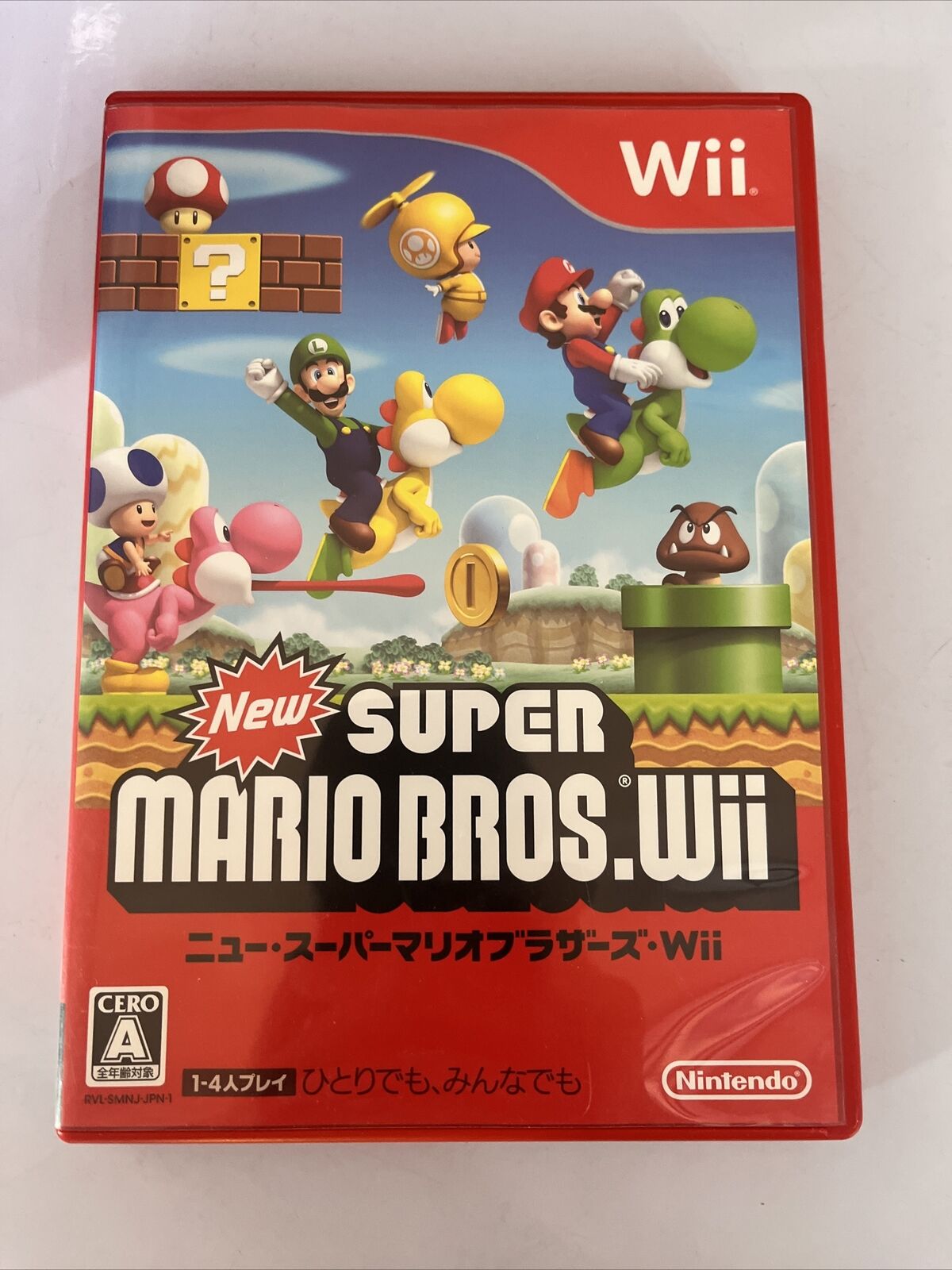 New Super Mario Bros Wii  Nintendo Wii NTSC-J JAPAN Game Complete