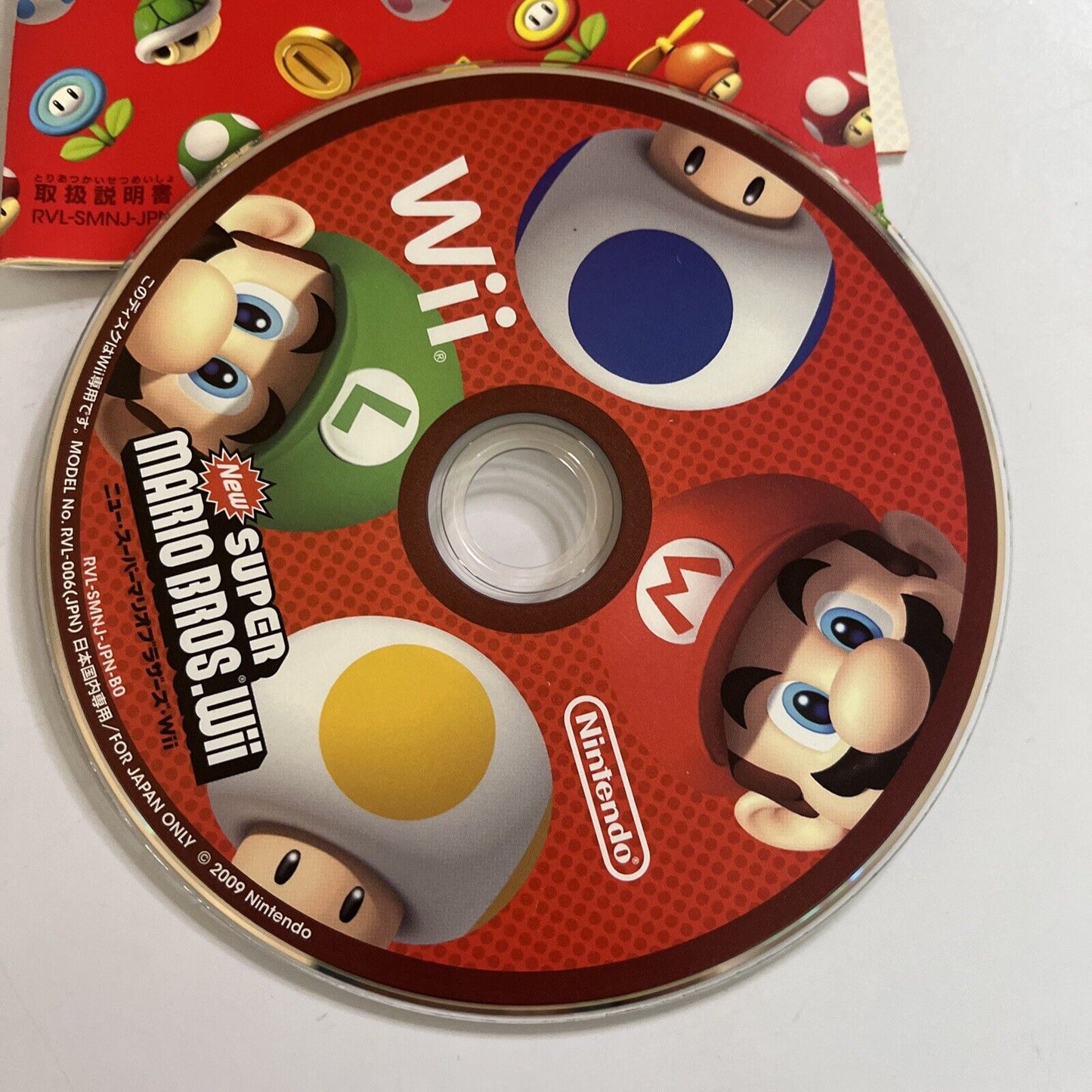 New Super Mario Bros Wii  Nintendo Wii NTSC-J JAPAN Game Complete