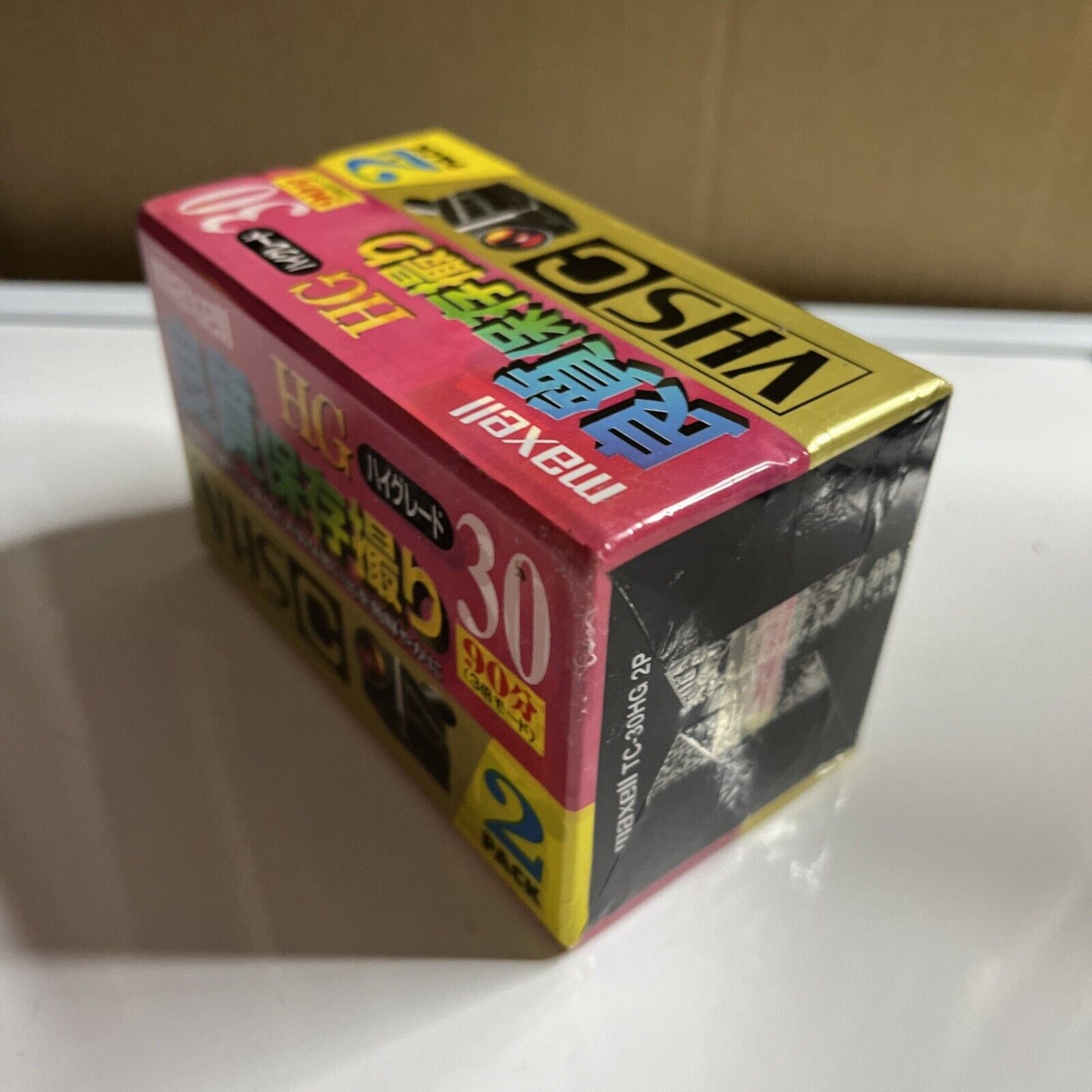 Maxwell VHS-C 30min 2 Pack Tape TC-30HG 2P Made in Japan  NEW Sealed