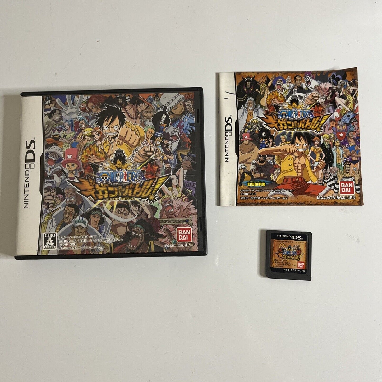 One Piece Gigant Battle  Nintendo DS JAPAN Game NDS Complete