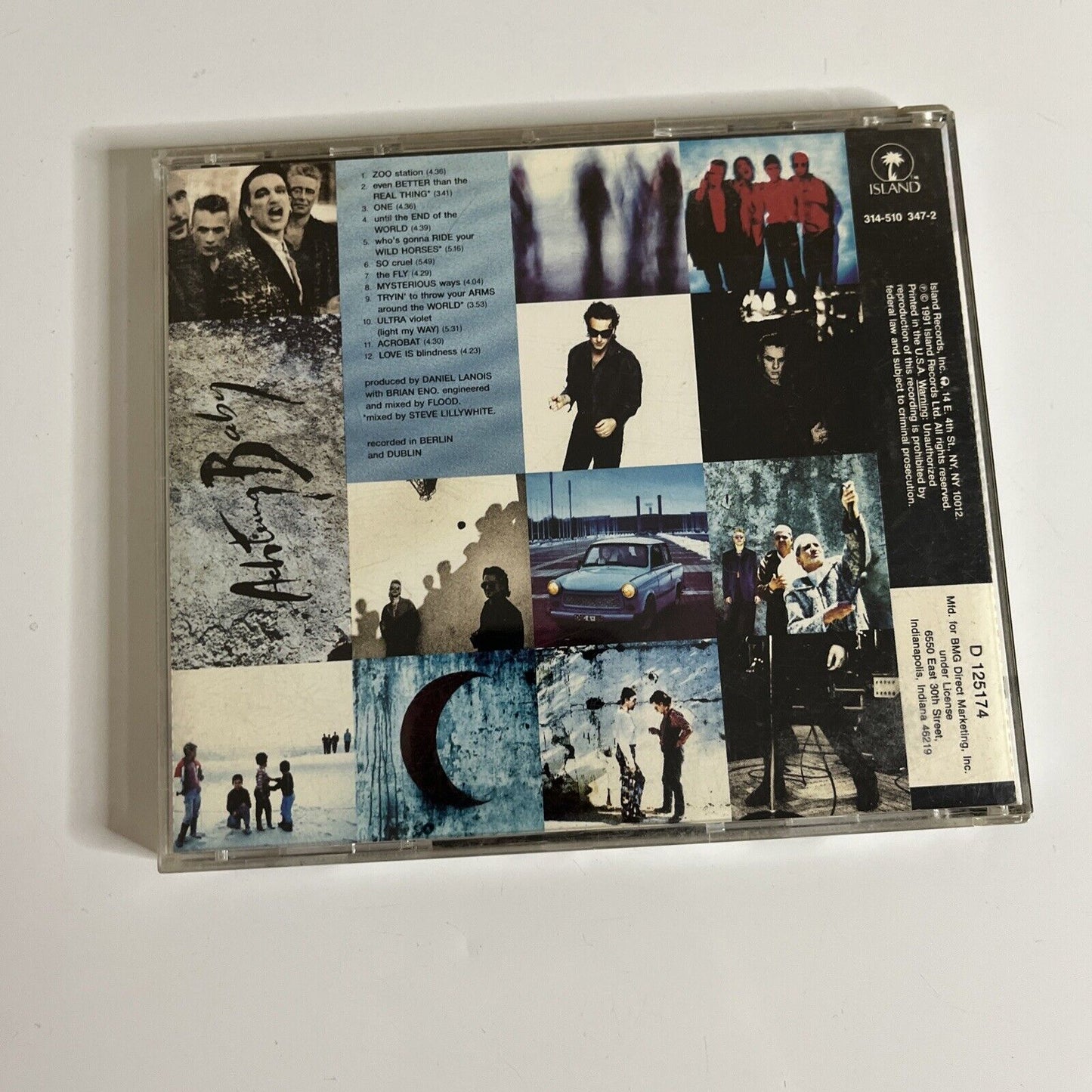 Achtung Baby by U2 (CD, 1991) Island Records