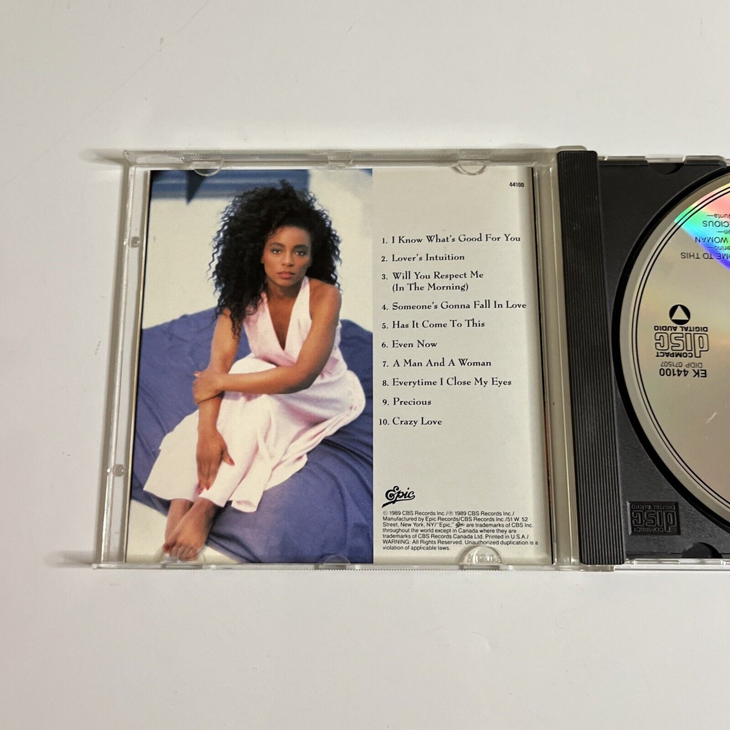 Amy Keys – Lover's Intuition (CD, 1989) Epic Records EK 44100