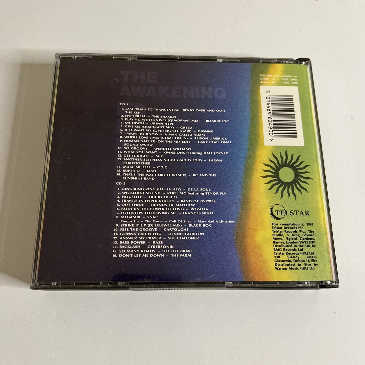 Deep Heat 10 - The Awakening (CD, 1991, 2-Disc Set) TCD 2490