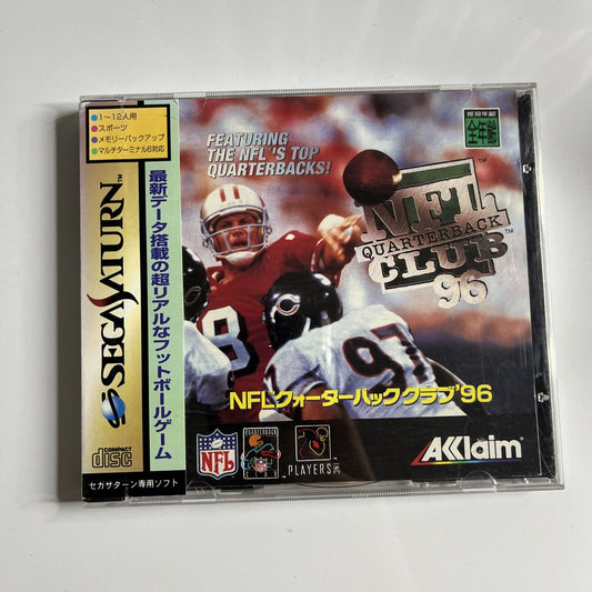 NFL Quarterback Club 96  Sega Saturn SS NTSC-J JAPAN Game Complete