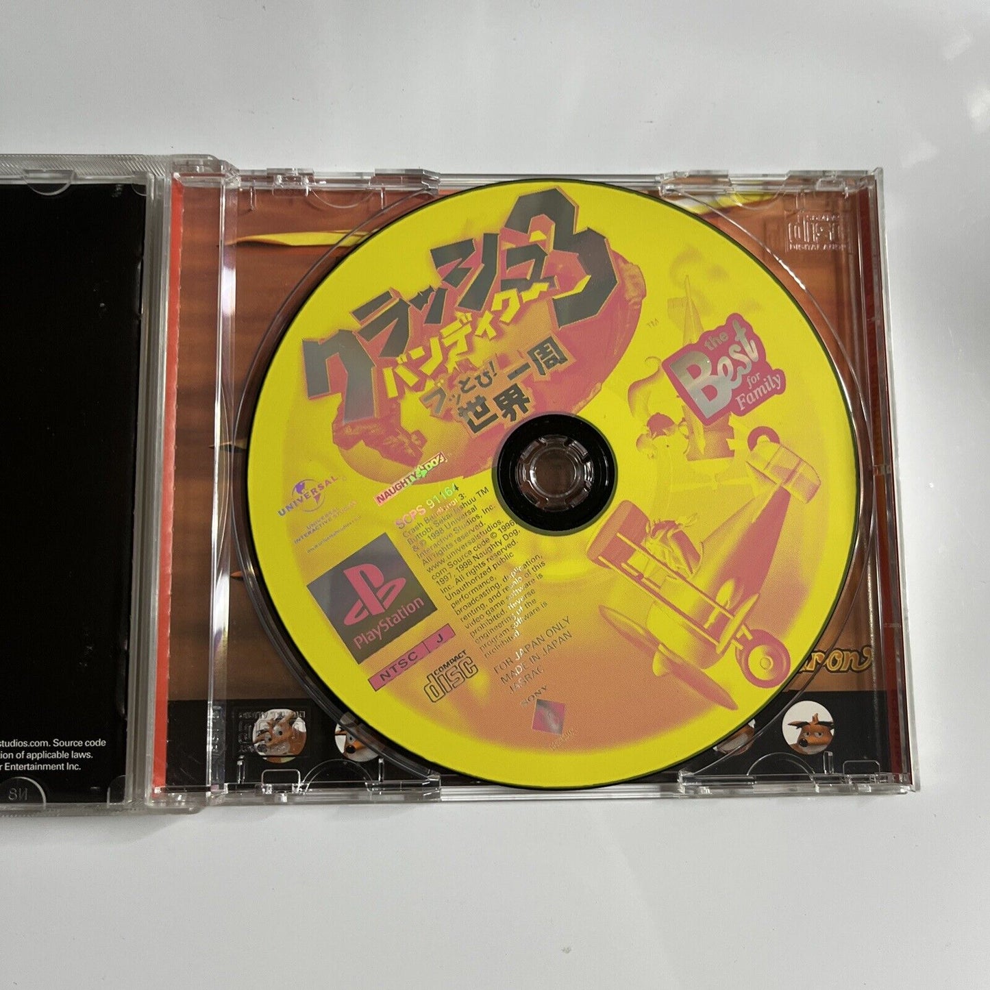 Crash Bandicoot 3  PS1 Sony PlayStation NTSC-J JAPAN 1998 Platformer Game