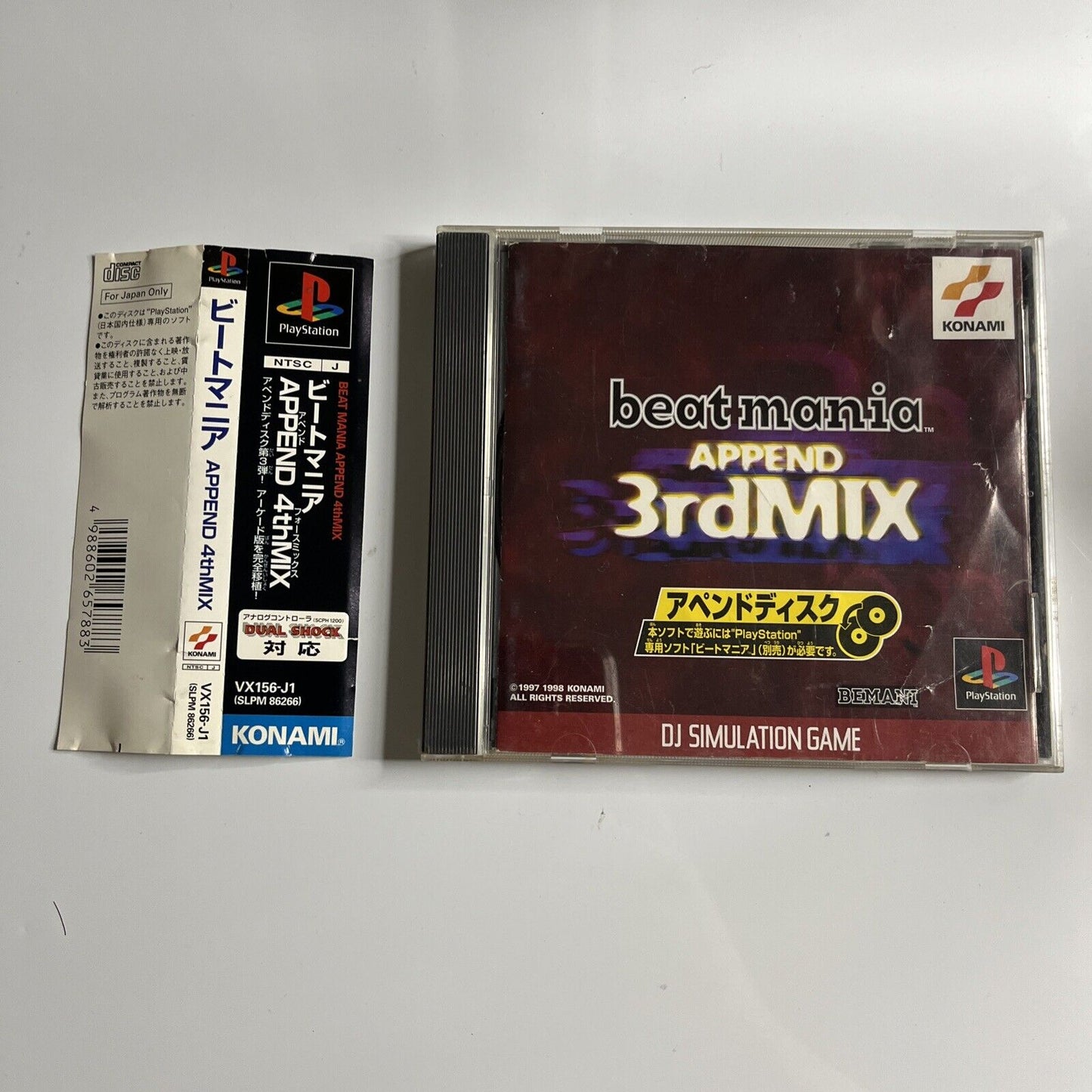 Beatmania Append 3rd Mix PS1 Sony PlayStation NTSC-J JAPAN Game Complete