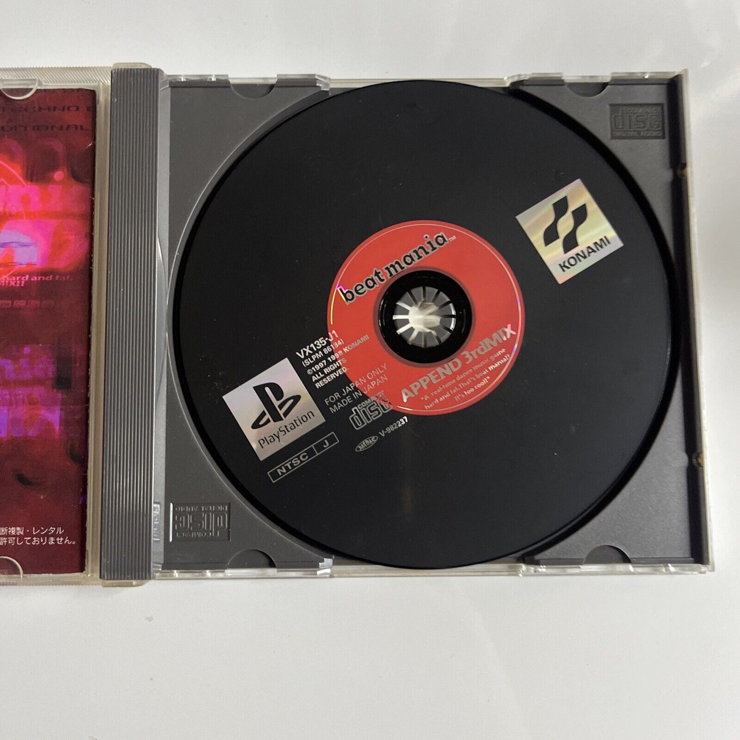 Beatmania Append 3rd Mix PS1 Sony PlayStation NTSC-J JAPAN Game Complete