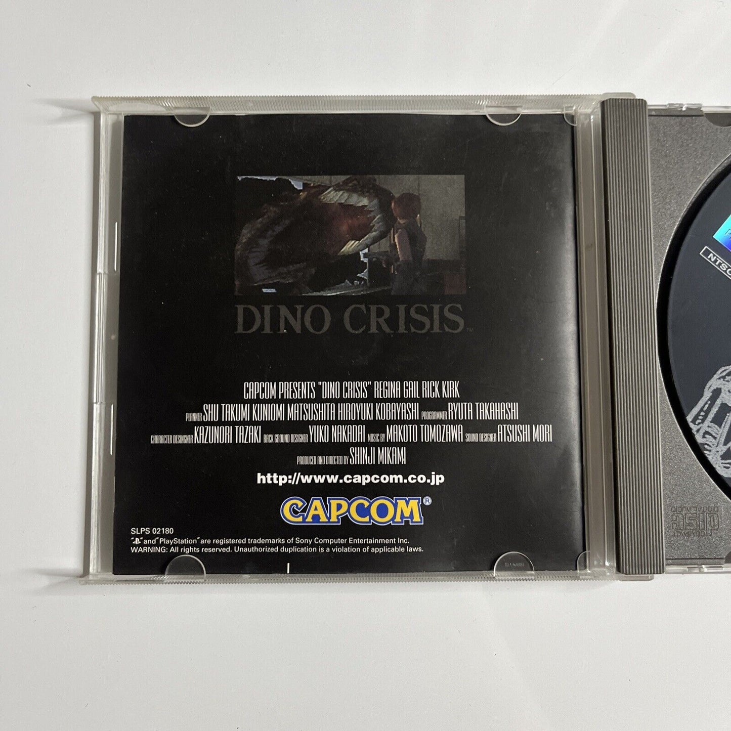 Dino Crisis  PS1 Sony PlayStation NTSC-J JAPAN Capcom Survivor Horror 1999 Game