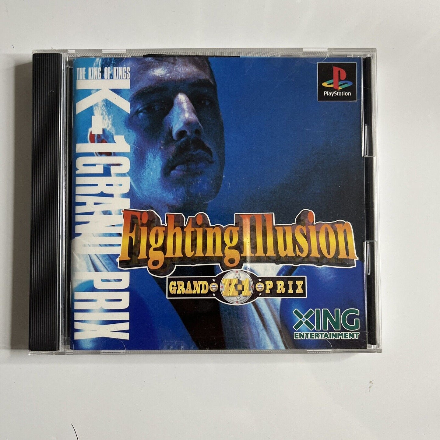 Fighting Illusion K-1 Grand Prix  PS1 Sony PlayStation NTSC-J JAPAN 1996 Game