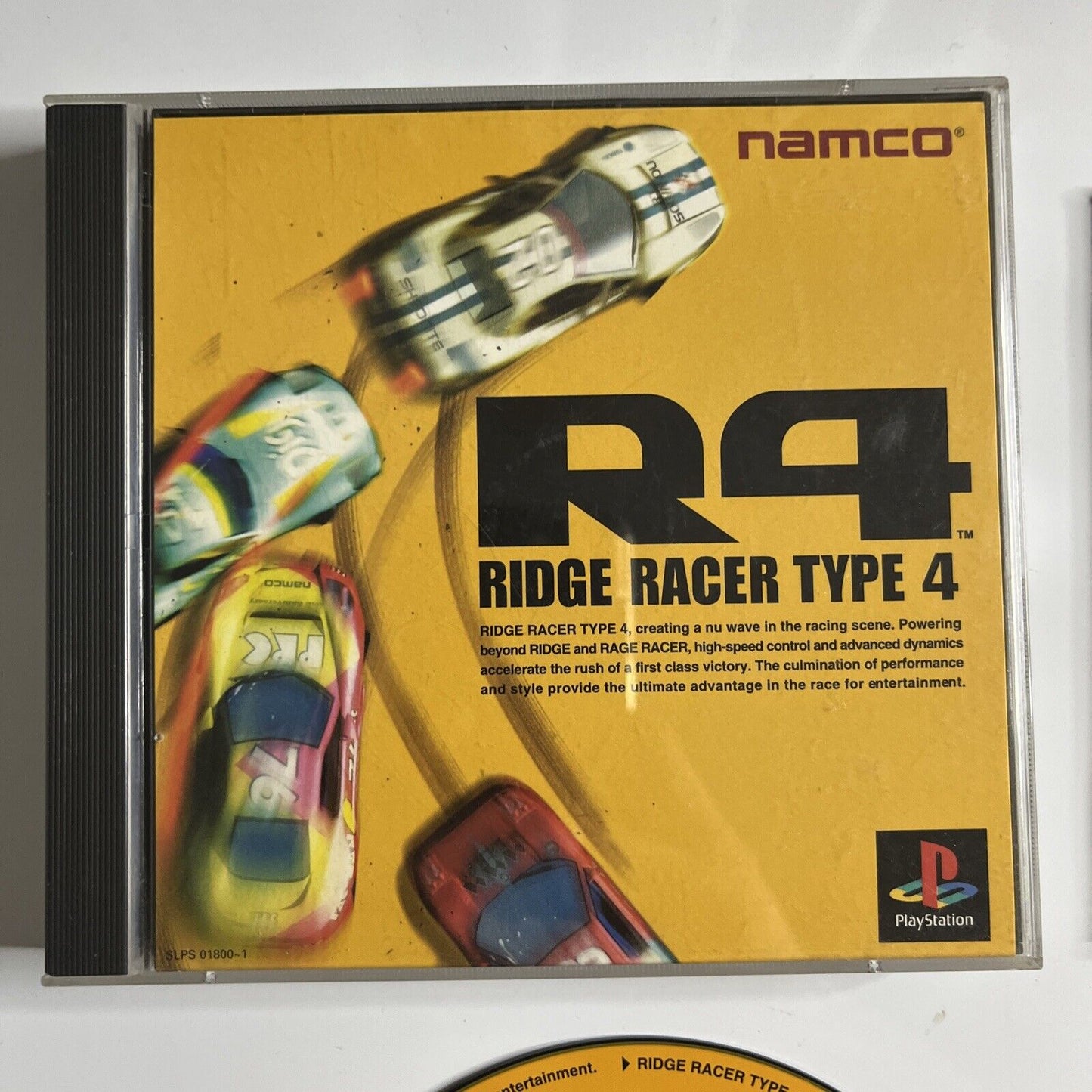 R4 Ridge Racer Type 4  PS1 Sony PlayStation NTSC-J JAPAN Namco Racing Game
