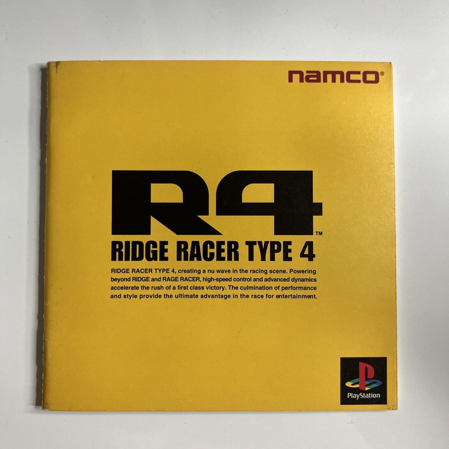 R4 Ridge Racer Type 4  PS1 Sony PlayStation NTSC-J JAPAN Namco Racing Game