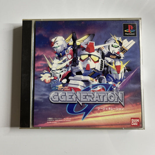 SD Gundam G Generation  PS1 Sony PlayStation NTSC-J JAPAN 1998 Strategy Game