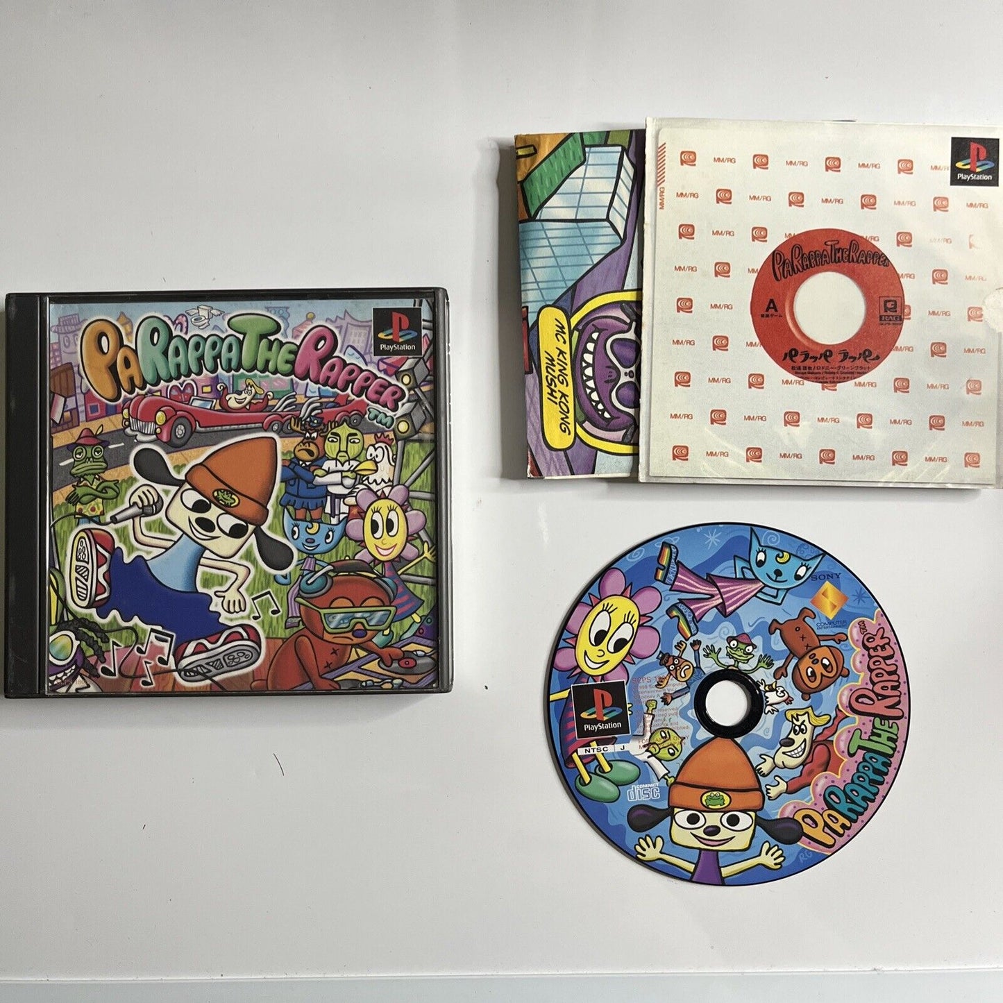 PaRappa The Rapper PS1 Sony PlayStation NTSC-J JAPAN Music & Rhythm Game