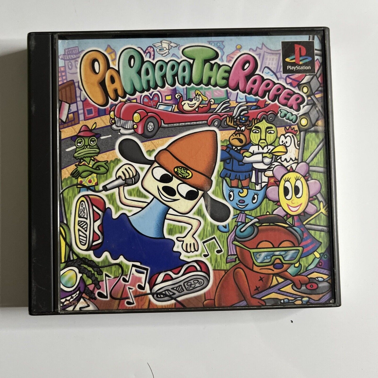 Ps1 Dog Rapper PaRappa The Rapper PS1 Sony PlayStation NTSC-J JAPAN Music & Rhythm Ga ...