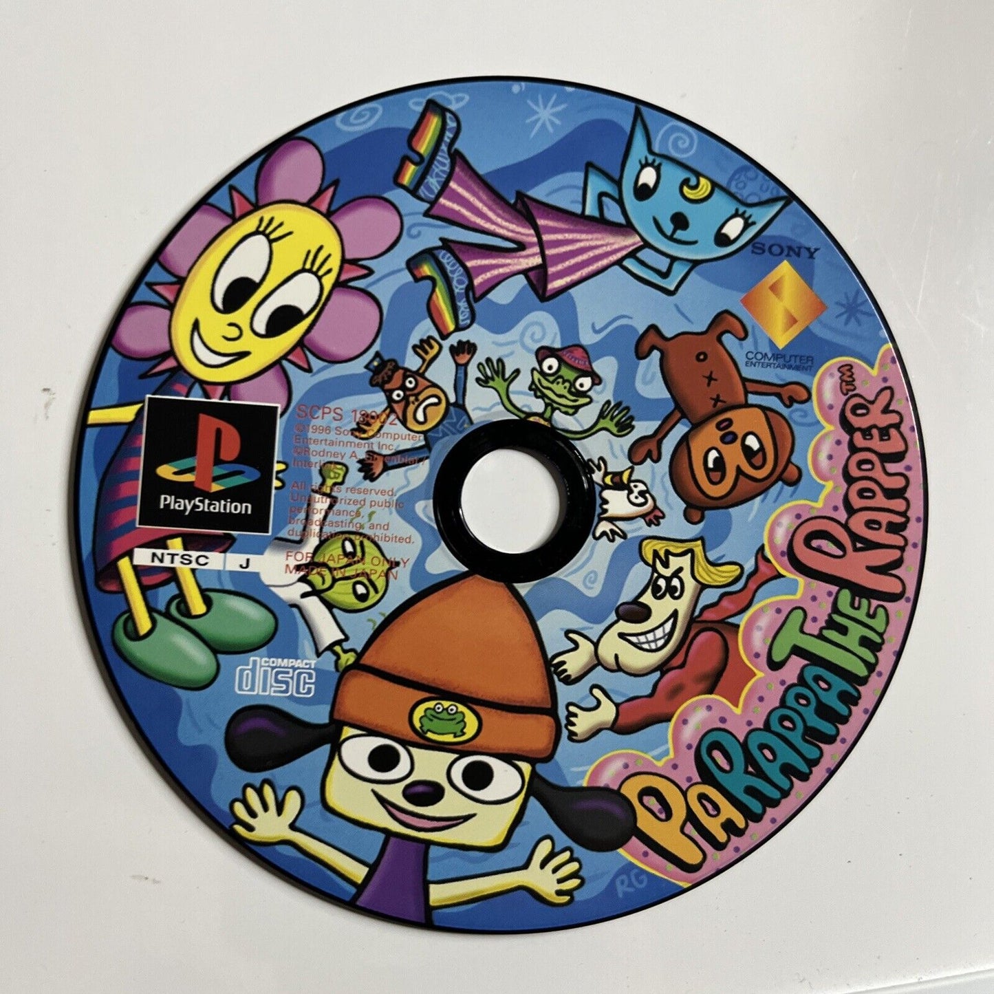 PaRappa The Rapper PS1 Sony PlayStation NTSC-J JAPAN Music & Rhythm Game
