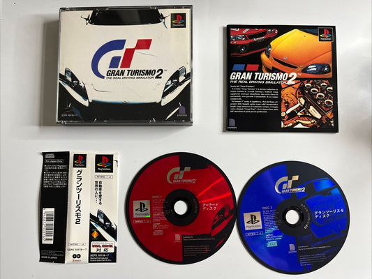 Gran Turismo 2  PS1 Sony PlayStation NTSC-J JAPAN Racing 1999 Complete