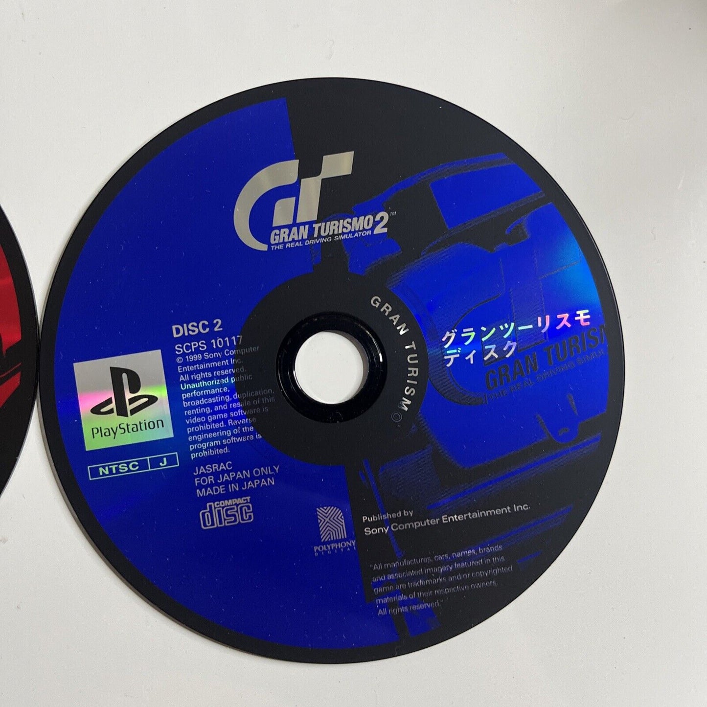 Gran Turismo 2  PS1 Sony PlayStation NTSC-J JAPAN Racing 1999 Complete