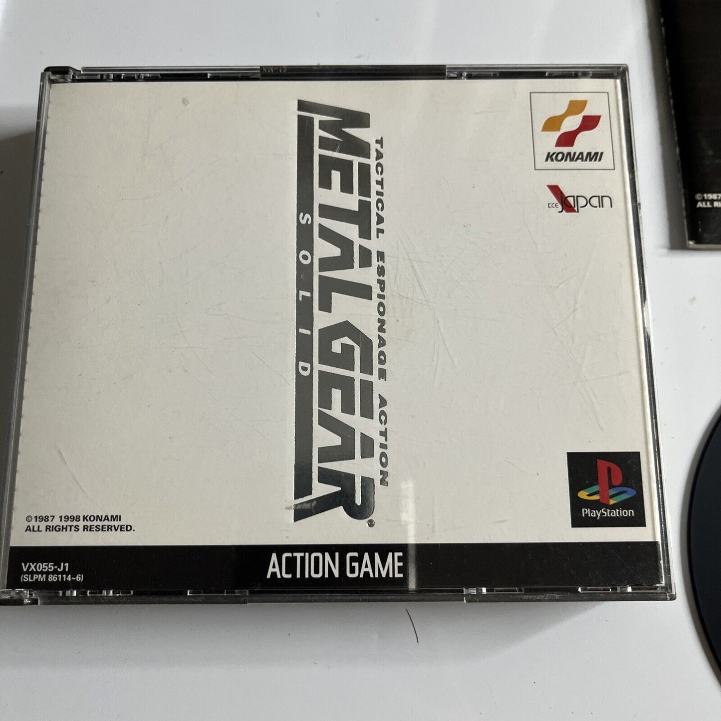 Metal Gear Sold  PS1 Sony PlayStation NTSC-J JAPAN Game + Suikoiden 2 Demo