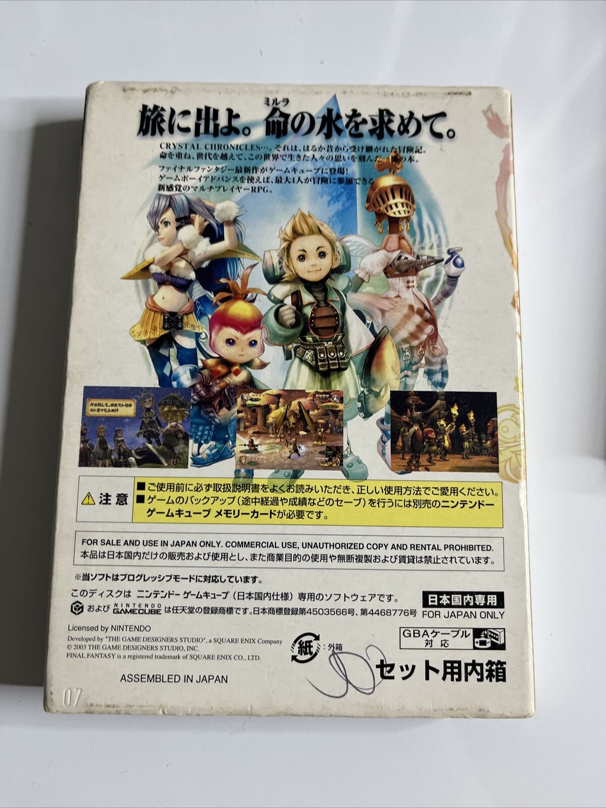 Final Fantasy Crystal Chronicles  Nintendo GameCube GC NTSC-J JAPAN Game