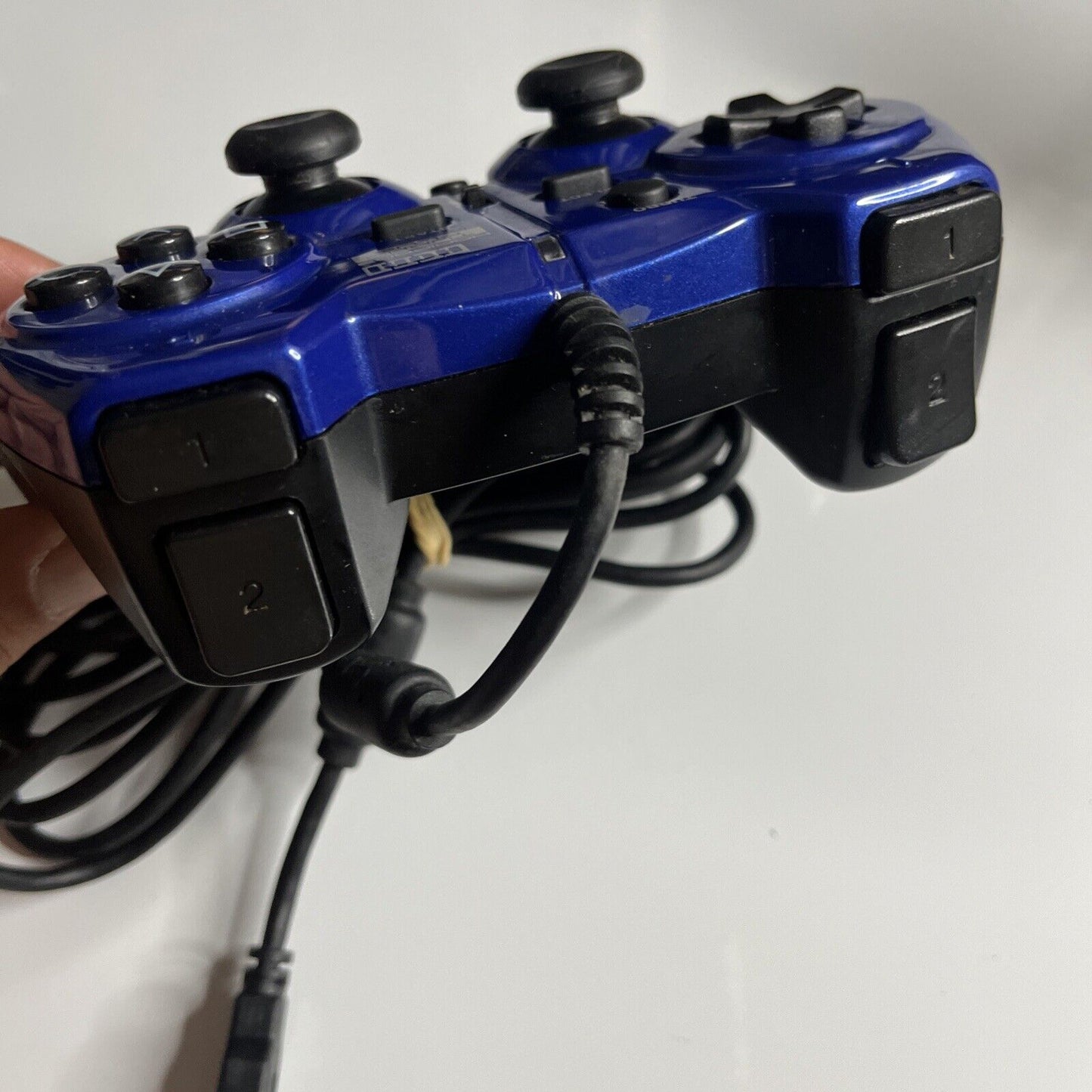 Hori Horipad 3 Turbo Plus Sony PlayStation PS3 Controller Rapid Fire Blue