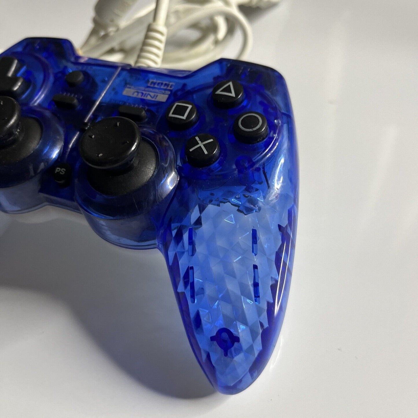 Hori Horipad 3 Mini Blue Transparent Sony PS3 Controller with Turbo Function