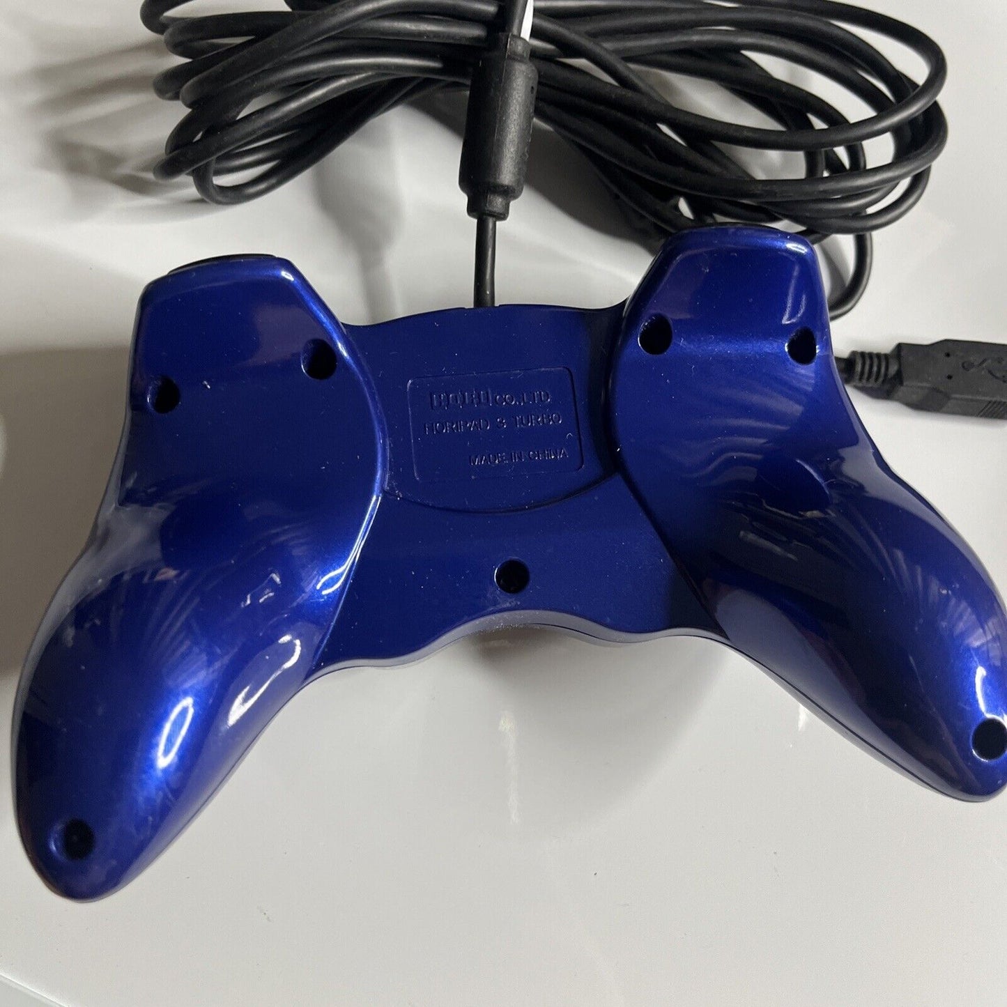 Hori Horipad 3 Turbo Sony PlayStation PS3 Blue Controller with Turbo Rapid Fire