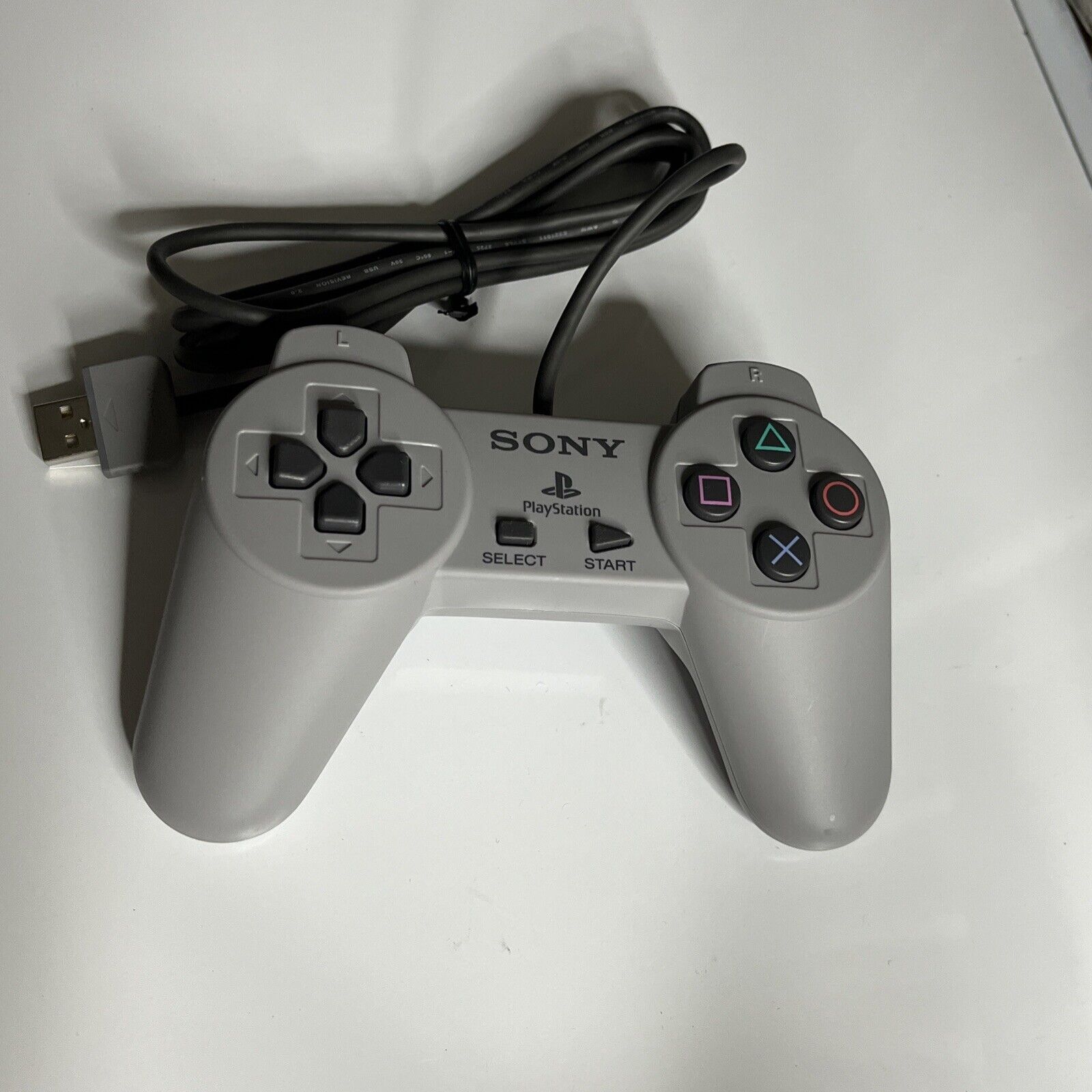 Official Genuine Sony PlayStation Controller USB Wired SCPH-1000R ...