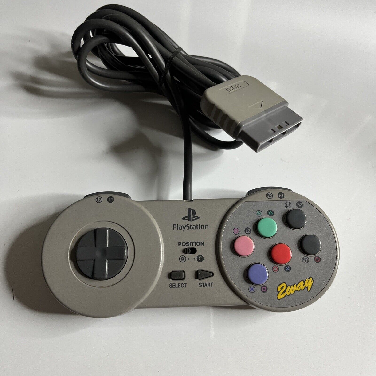 Hori Sony PlayStation Fighting Commander 2 Way Controller for PS1 PS2 ...