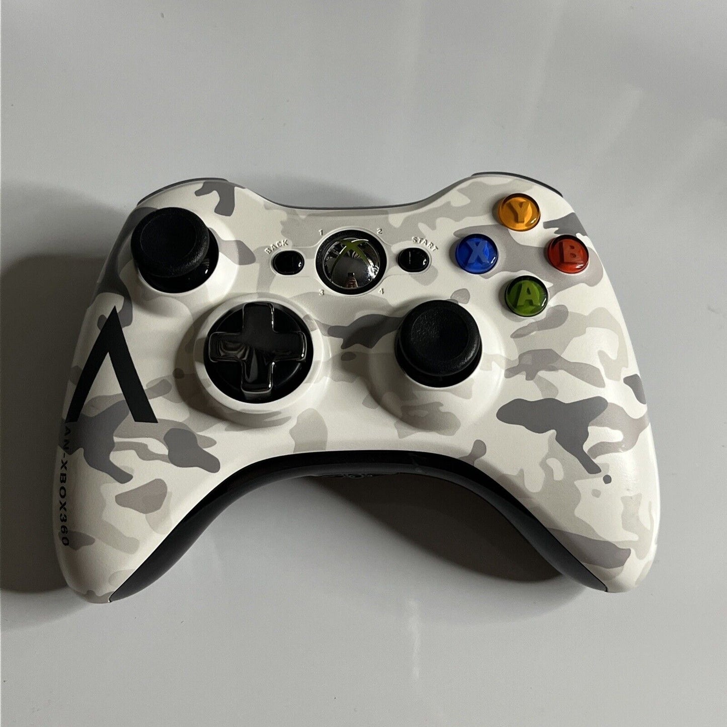 Genuine Microsoft Xbox 360 Arctic Camouflage Wireless Controller Limited Edition