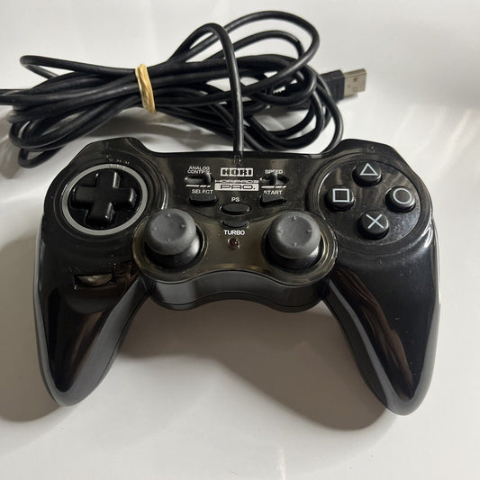 Hori Sony PS3 Horipad 3 Pro Controller Black with Adjustable D-pad + Rapid Fire