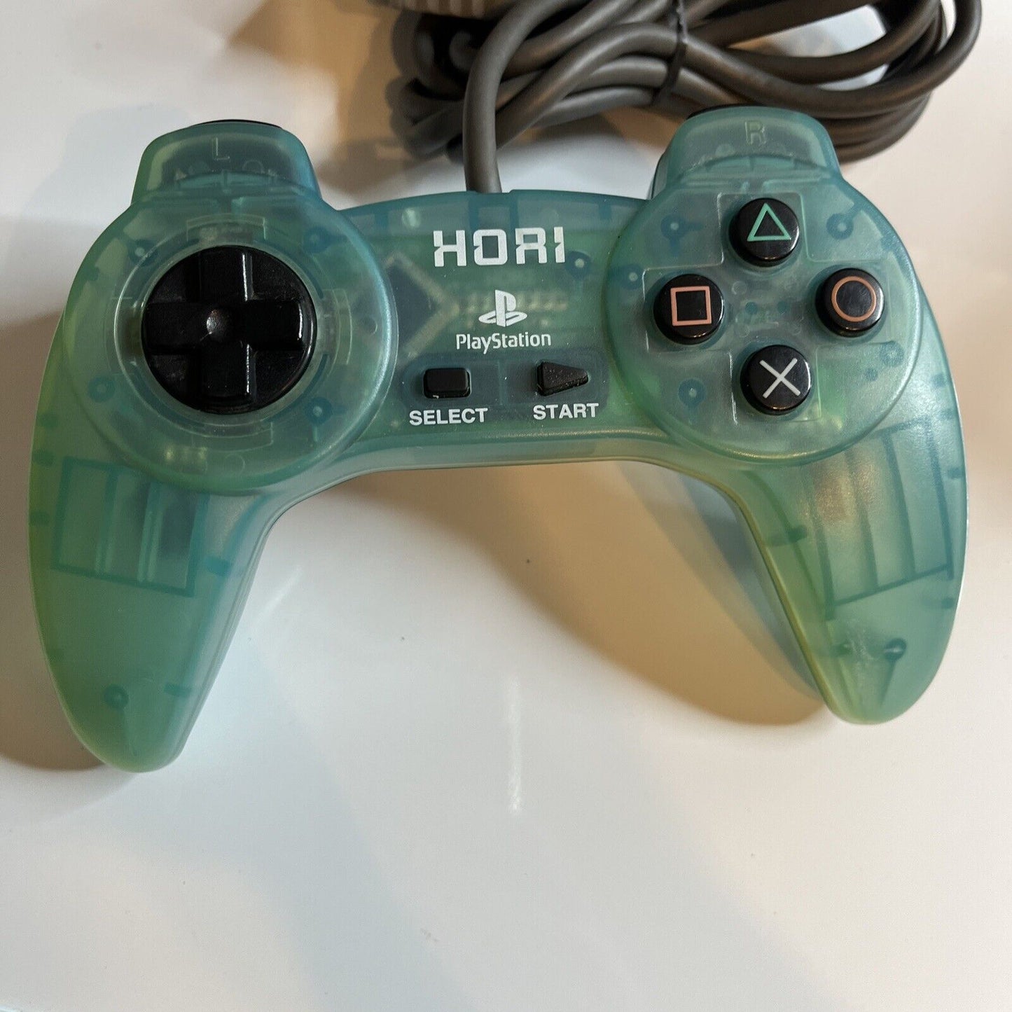 Hori Sony PlayStation PS1 Emerald Green Controller Gamepad SLPH 0013