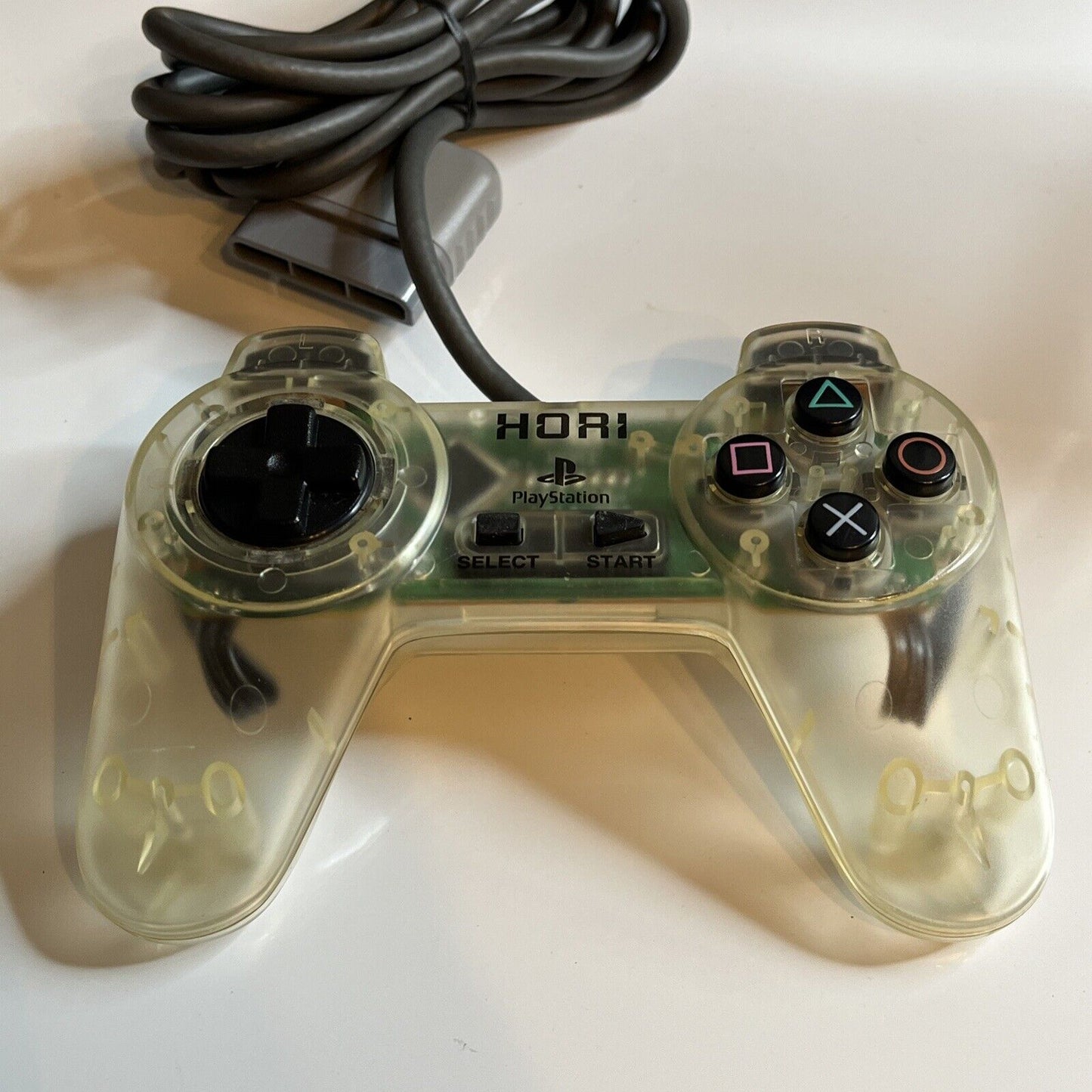 Hori Sony PlayStation PS1  Clear Controller Gamepad SLPH 0013