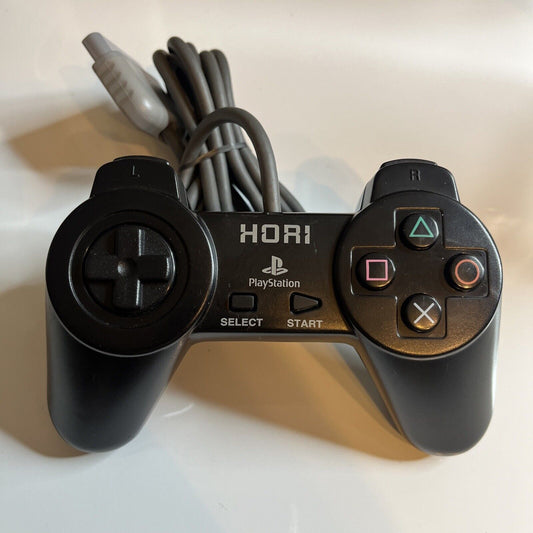 Hori Sony PlayStation PS1 Controller Gamepad Black Wired