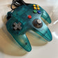 Genuine Nintendo N64 Controller Emerald Green and Clear NUS-005