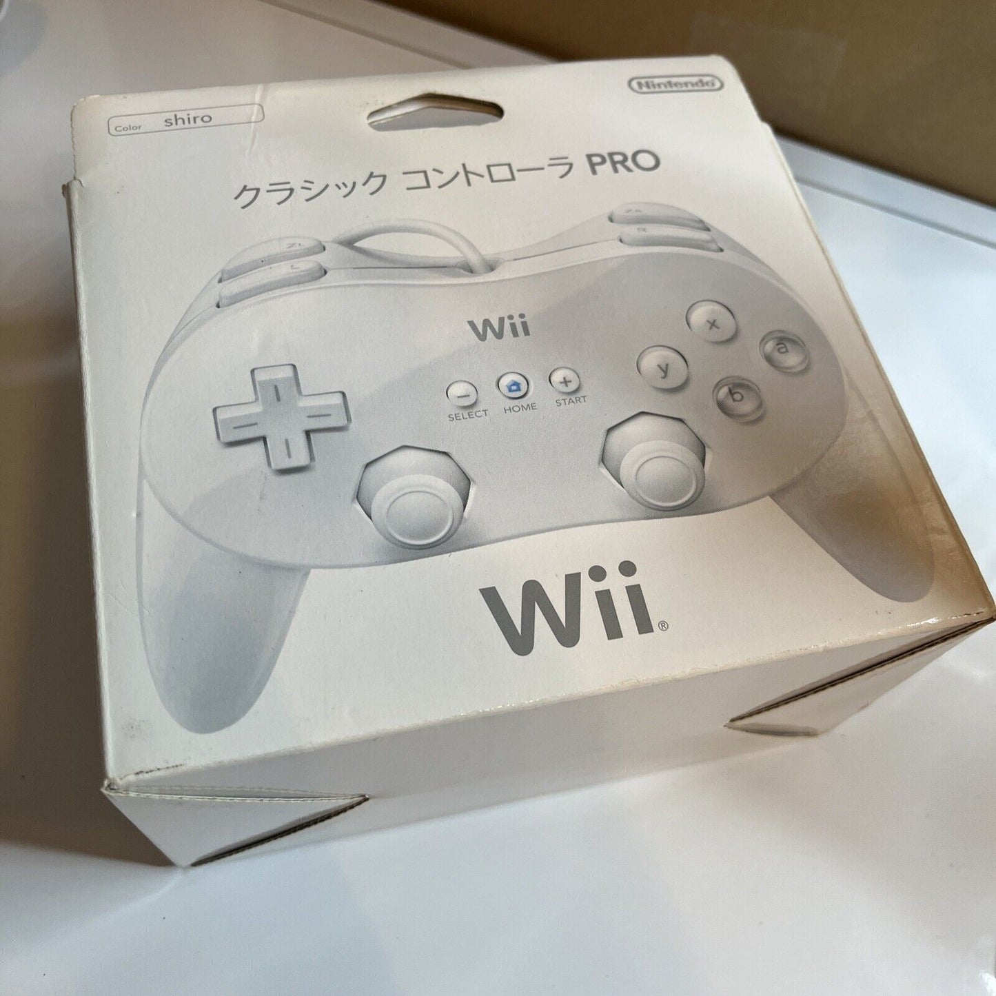Official Nintendo Wii Classic Pro Controller Professional Genuine White  NEW
