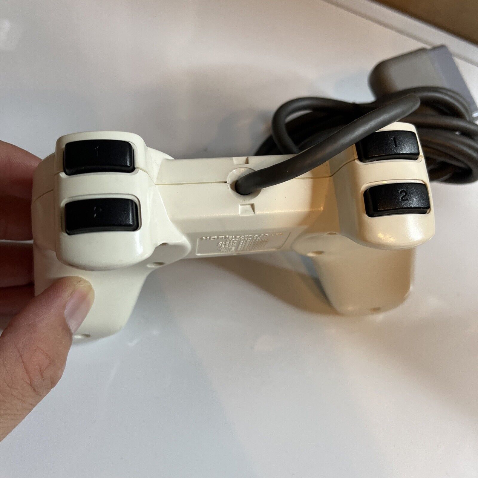 Manette Hori Pour Sony PS1/PS2 – Transparente Orange – Japan – Bon état