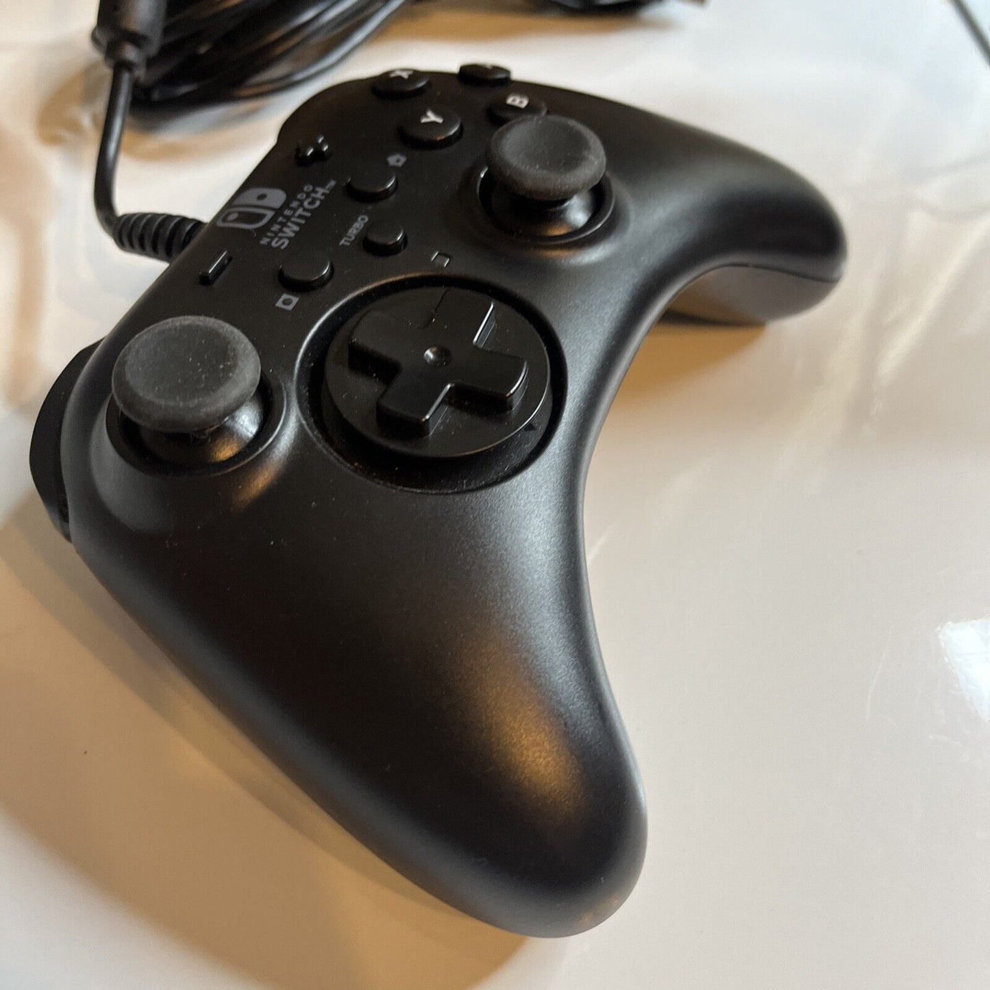 Hori Pad for Nintendo Switch Wired Controller Black Turbo NSW-001 Made in Japan