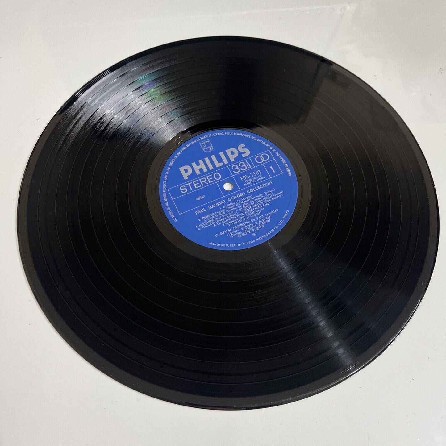 Paul Mauriat Golden Collection LP 1979 Vinyl Record Obi FDX-7101