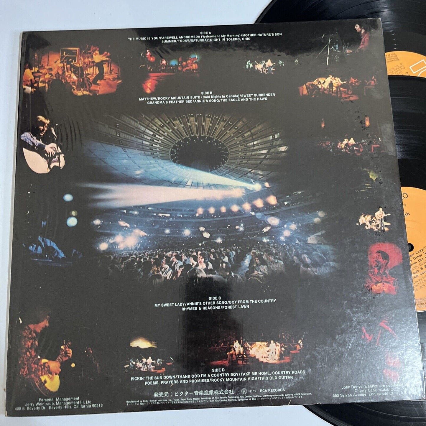 John Denver – An Evening With John Denver 2x LP 1975 Vinyl Record RCA-9107