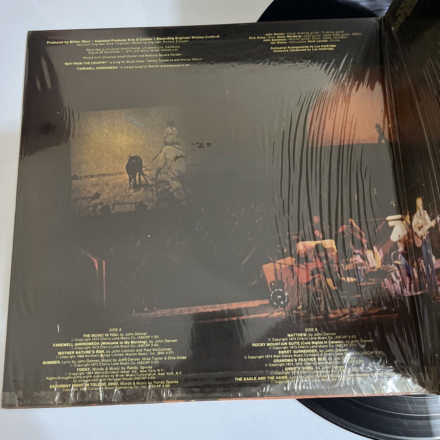 John Denver – An Evening With John Denver 2x LP 1975 Vinyl Record RCA-9107