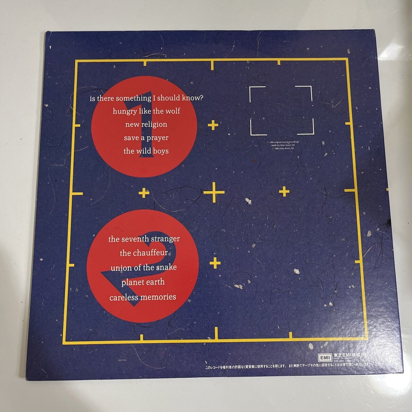 Duran Duran – Arena LP 1984 Vinyl Record Gatefold EMS-91095