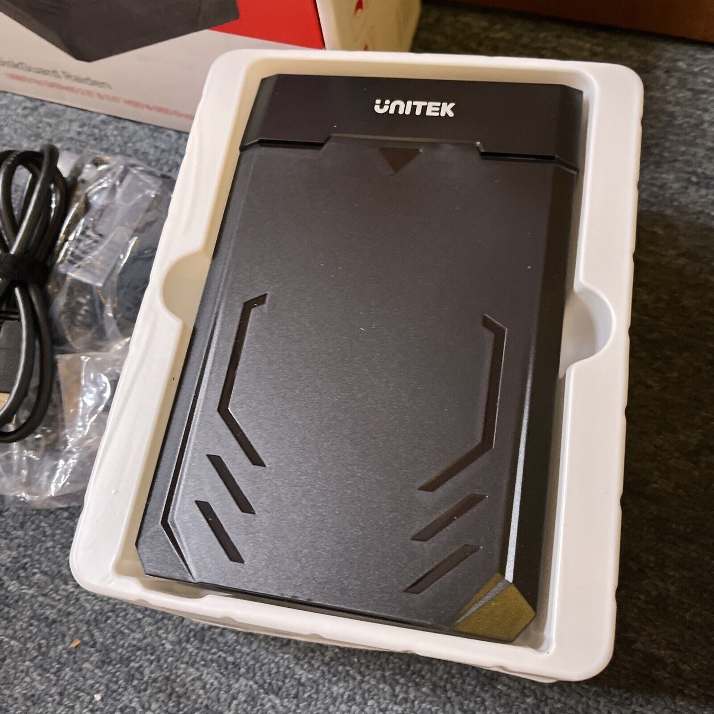 Unitek DiskGuard Raiden USB To Sata HDD SSD 2.5" 3.5" Enclosure Plug and Play