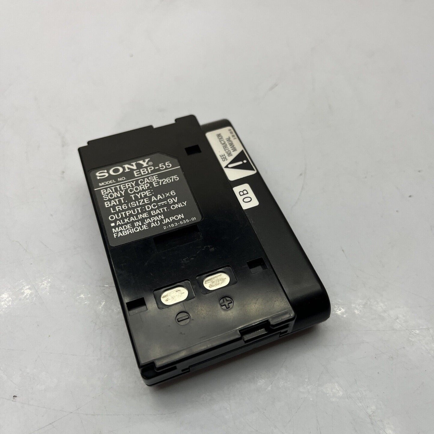 Genuine Sony EBP-55 Battery Case for Sony Handycam Video8 NP-55 NP-77