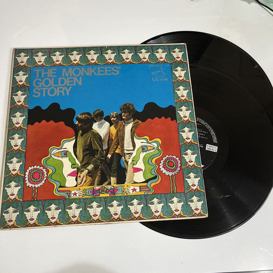 The Monkees Golden Story 1968 LP Vinyl Record Gatefold SRA-9072