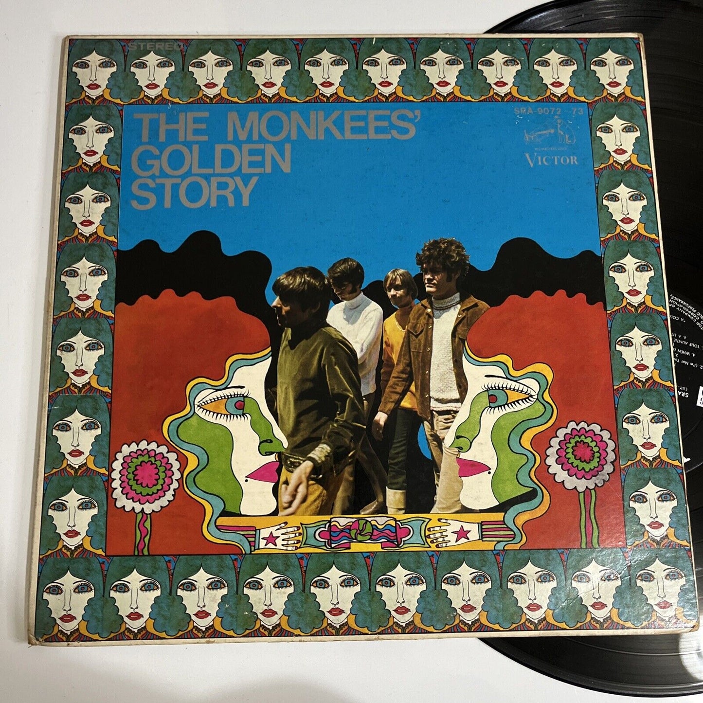 The Monkees Golden Story 1968 LP Vinyl Record Gatefold SRA-9072