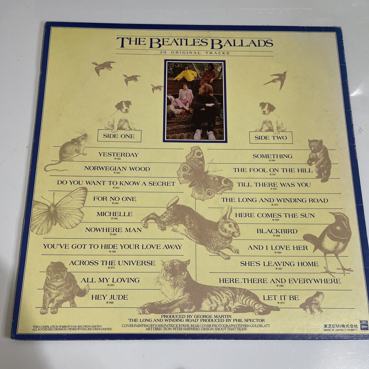 The Beatles – The Beatles Ballads Compilation 1980 Vinyl LP EAS-91006