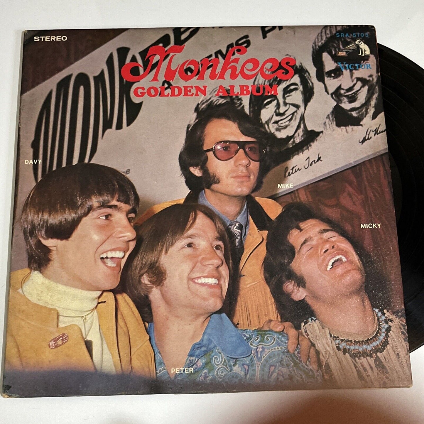 The Monkees – Golden Album 1968 LP Vinyl Record Gatefold SRA-5103